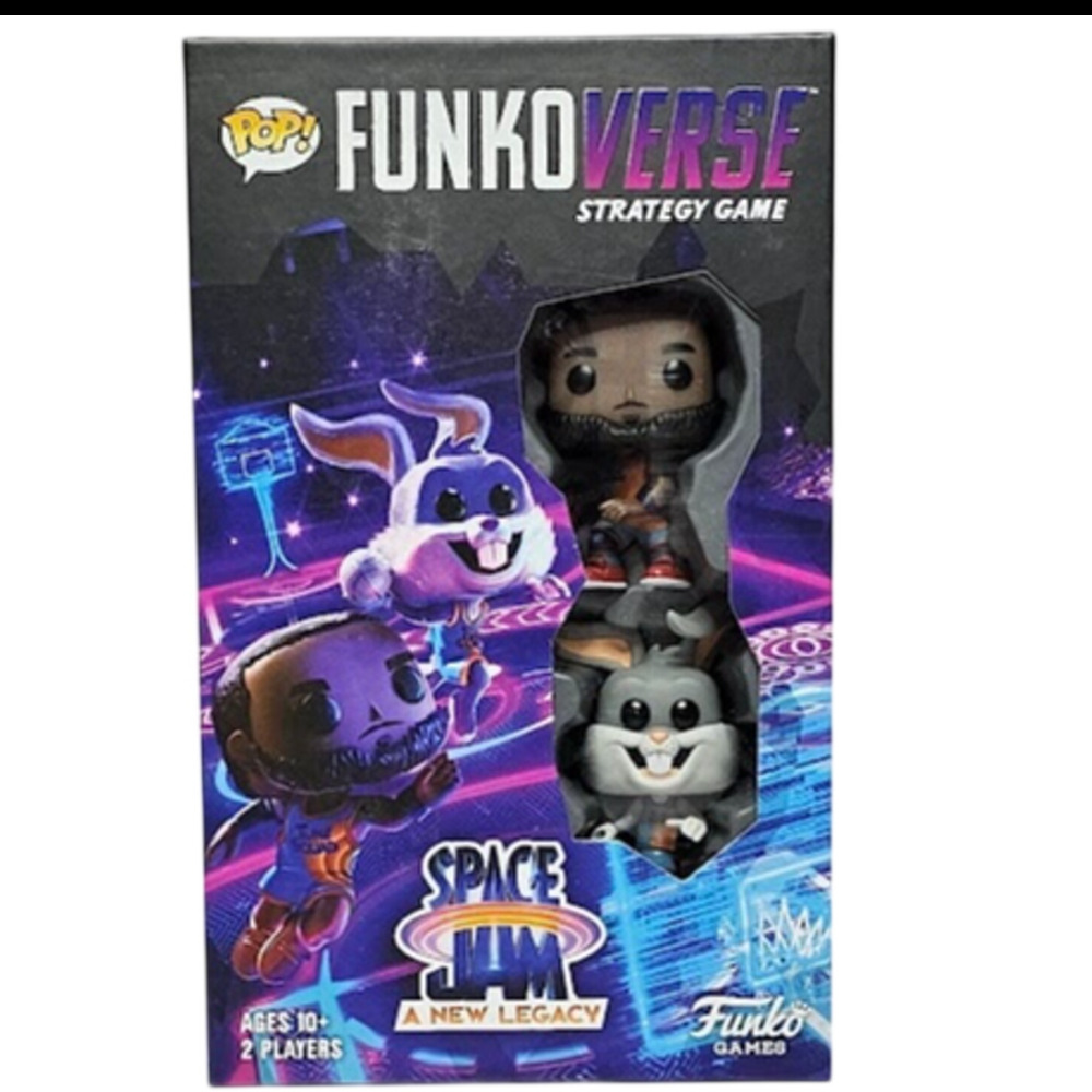 NEW Funko POP! Funkoverse Space Jam: A New Legacy Strategy Game 100 2-Pack NIB